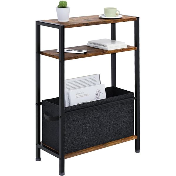 1 Narrow Side Table/Skinny End Table w/ Drawer - 25.6"H x15.7"W - Brand New!