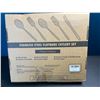 Image 3 : 1 Stainless steel Flatware Cutlery Set - 60PCS - New - Includes Knives, Forks, Spoons, etc.