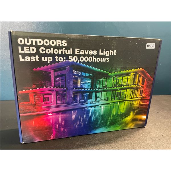 1 Outdoor LED Colorful Light Set -100FT - Smart RGB Waterproof Lights for Outdoors