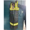 Image 1 : 1 Pioneer Hi-Vis 100% Waterproof Quilted Work Overalls - Black - Size M - New with Tags
