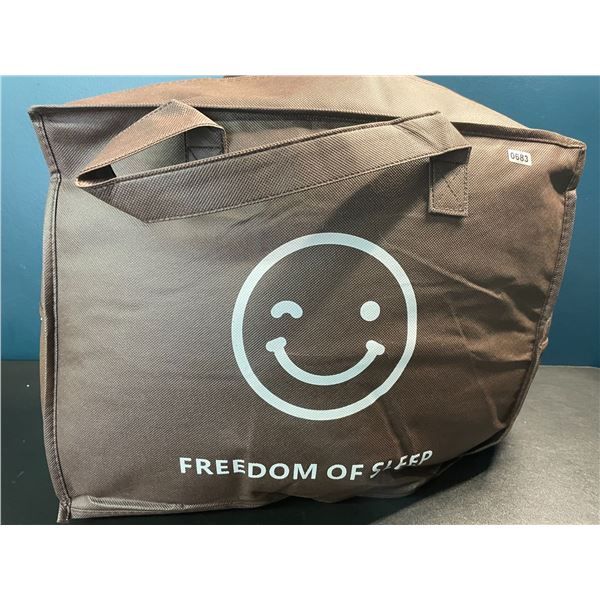 1 Dark Grey Pinch Pleat Goose Feather Down Comforter/Duvet Insert - Queen Size (90" x 90")