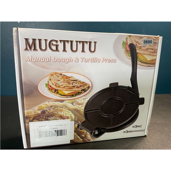 1 Manual Dough & Tortilla Press - New
