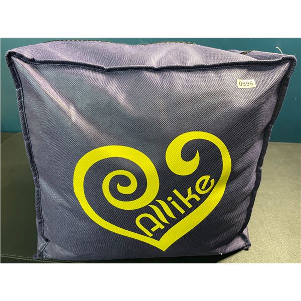 1 Allike Weighted Blanket for Adults - 15lbs - Warm Fleece Front/Cool Back - 48" x 72" - Open Box