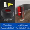 Image 2 : 1 Box of Flexible Baseboard Molding Trim - 4" x 60FT Roll - Self-Adhesive Rubber Wall Base Trim; NEW