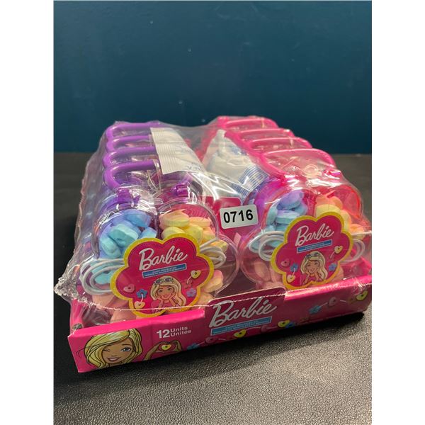 1 Case of Barbie Candy Bracelet Kits - 12 Units Included - New Sealed