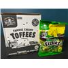 Image 1 : 1 Case of Walker's Famous Creamy Toffees - Banana Split Eclairs - 12 Units Included - Brand New!
