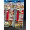 Image 2 : 4 Christmas/Santa Themed PEZ Candy Dispenser/Candy Sets - New Sealed