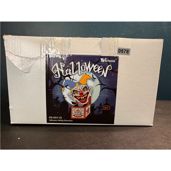 Self Inflating Halloween Jack in The Box Decoration