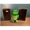 Image 1 : 2 Green Decorative Frog Clocks - New