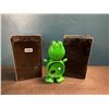 Image 2 : 2 Green Decorative Frog Clocks - New