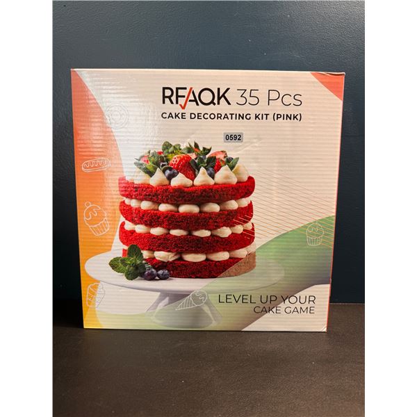 Cake Decorating Kit 35 Pieces (PINK) - New