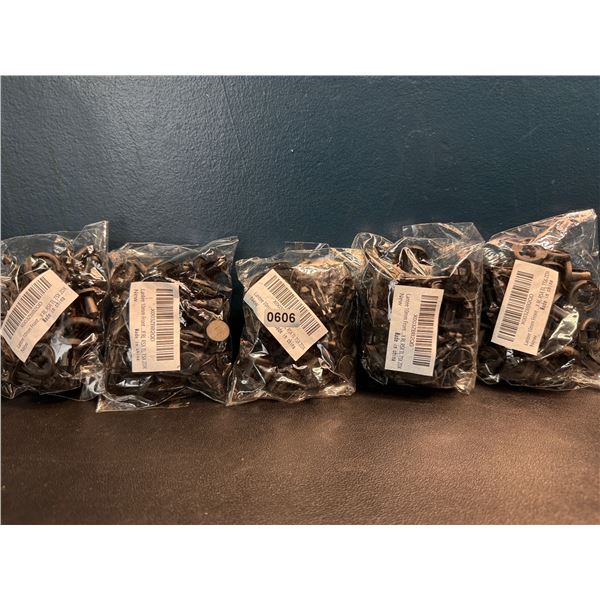 5 Packs of 10mm Automotive Push Clips - 20PCS Per Bag - 100PCS Total