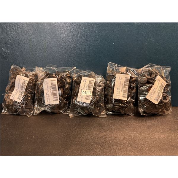 5 Packs of 10mm Automotive Push Clips - 20PCS Per Bag - 100PCS Total