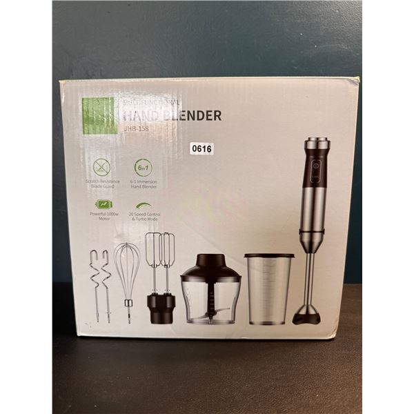 Multifunctional Hand Blender with Accessories - Open Box