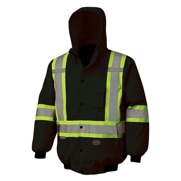 Pioneer High Visibility 7-in-1 Winter Bomber Jacket Size Large - New