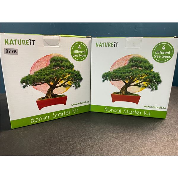 2 NatureIt Bonsai Starter Kits - New