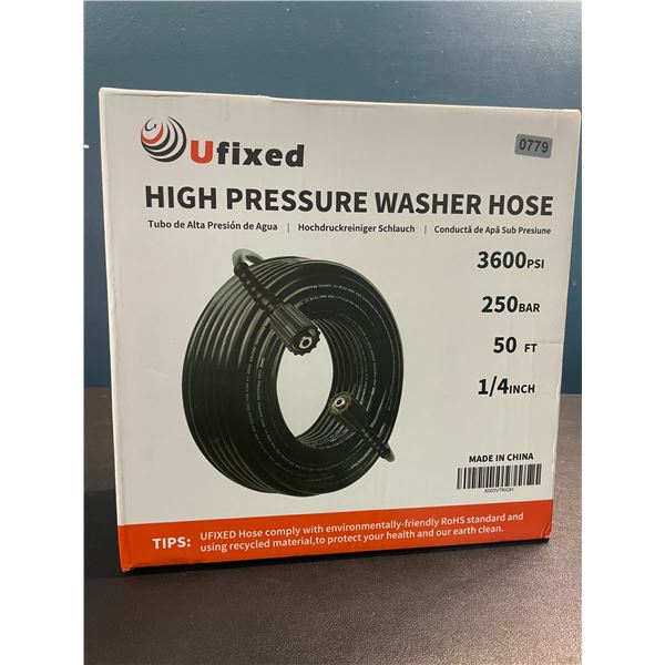 1 High Pressure Washer Hose - 50FT Length - 3600 PSI - Brand New!