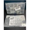 Image 1 : 2 Flat Head Hex Screw Sets - 320pcs each - Assorted Sizes - Brand New