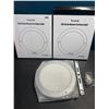 Image 1 : 2 LED Flush Mount Ceiling Lights - Cool White 4000K - Brand New