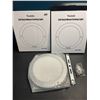 Image 1 : 2 LED Flush Mount Ceiling Lights - Cool White 4000K - Brand New