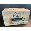 Image 2 : 1 Case of Pampers Pure Protection Leakproof Diapers - Size 2 - 74 Diapers Included