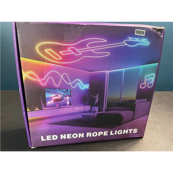 1 LED Neon Rope Light Kit - Long Length (100FT) RGB LED Light Kit - Open Box