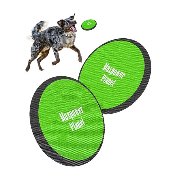 4 Packs of Maxpower Planet 10" Dog Frisbees; Lightweight Floating Frisbee Toys for Pets - 2 Per Pack