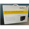 Image 1 : 1 StarTech USB 3.1 Dual 3.5" SATA HDD Enclosure with RAID - Brand New