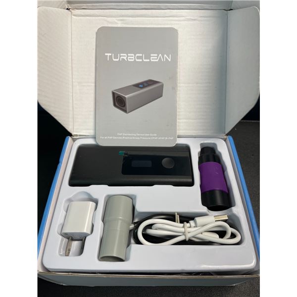 1 Turbclean Disinfecting Sanitizing Device for CPAP/Sleep Apnea Machines - New