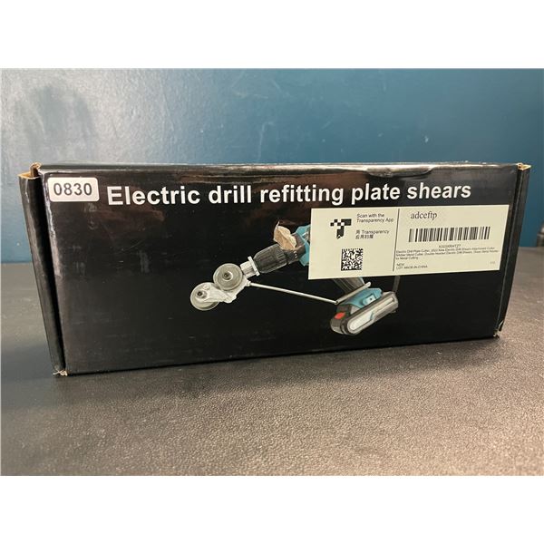 1 Electric Drill Plate Cutter - Electric Drill Shear Attachment - New