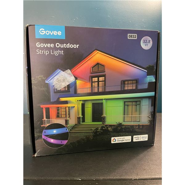 1 Govee Outdoor Smart Strip Light Kit (Model: H6175) - New/Open Box