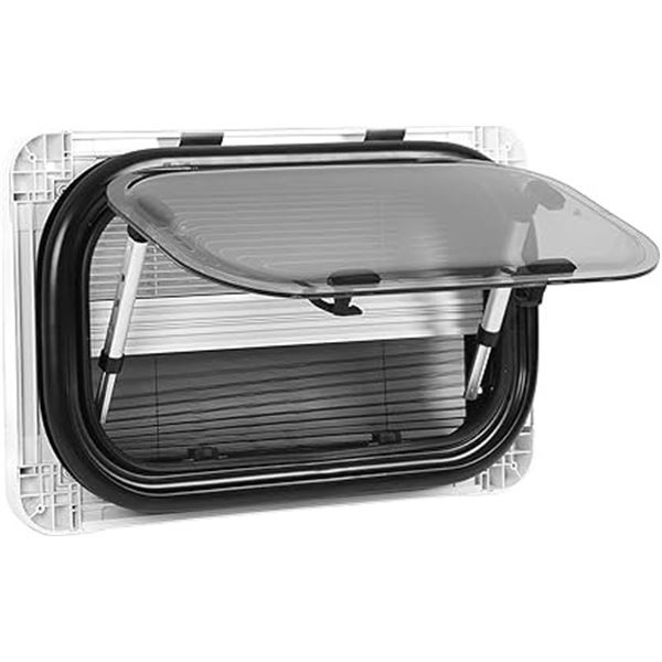1 RV Window/RV Push Out Window with Window Shade for Campers/Trailers - 20.9" x 13" - NEW