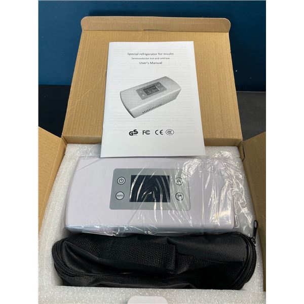 1 Insulin Cooler/Portable Medication Travel Box with LED Display Screen - Brand New!