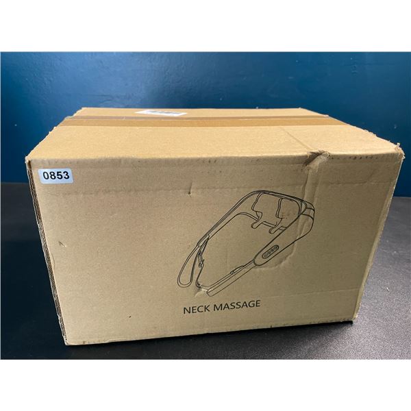 1 Cervical Wrap-Around Neck Massager with Heat for Pain Relief - Brand New!