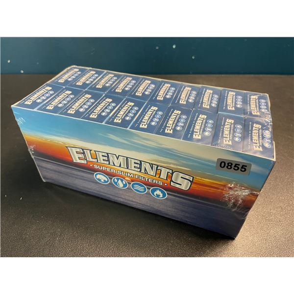 1 Case of Elements Super Slim Filters for Tobacco/Weed - 20 Packs Included - New Sealed