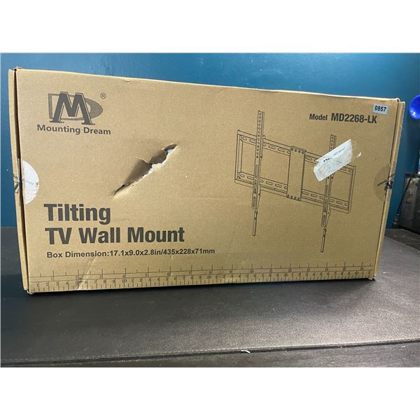 1 Mounting Dream Tilting TV Wall Mount - Open Box