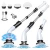 Image 1 : 1 Labigo Electric Spin Brush/Cordless Spin Scrubber with 4 Brush Heads & Adjustable Height - NEW