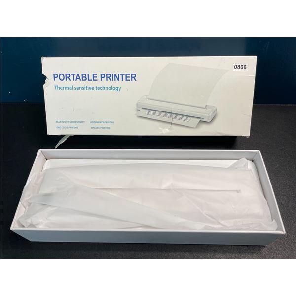 1 Portable/Wireless Bluetooth Thermal Printer - 8.3" x 11.6" - Great for Travel, School, etc.