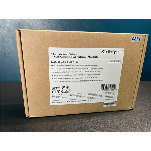 1 StarTech 4-Port Industrial USB Hub - Brand New!