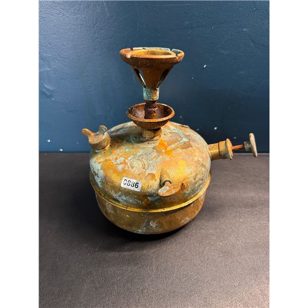Vintage Rare WW1 Brass Portable Camp Stove