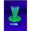 Image 1 : Vintage Uranium Glass Cup and Saucer