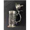 Image 2 : Very Nice Nicely Engraved Hunting Scene Tankard 7.5" Tall