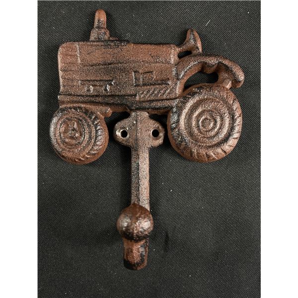 Nice Vintage Cast Metal Tractor Coat Hook