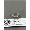 Image 3 : Beautiful Horse Head 925 Sterling Silver Ring, with Gold Nugget 1.38 gr