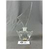 Image 2 : 2 Stunning Crystal Perfume Bottles. 1 is Mouth Blown, Hand Cut, Made in German Democratic Republic