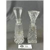 Image 2 : Collection of Glass and Crystal Vintage Perfume Bottles with Dabbers
