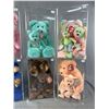 Image 2 : 7 -Ty Beanie Buddy w/ Matching Beanie Babies In 11" x 7" H  Acrylic Display Cases