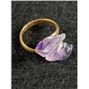 Image 3 : New 8mm Natural Citrine Bracelet Retails $150 & New Adjustable Amethyst Ring