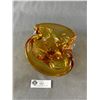 Image 2 : Beautiful Mid Century Amber Glass Bowl