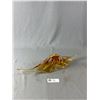 Image 3 : Beautiful Mid Century Amber Glass Dish